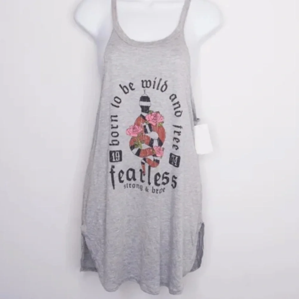 SNAKE AND ROSE TANK TOP - Picture 2 of 5